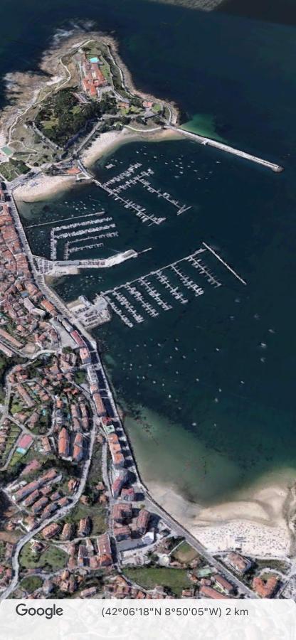 Coqueto O Cruceiro Daire Baiona Dış mekan fotoğraf